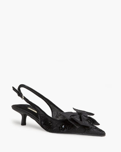 Sling-Back Mesh NEGRO