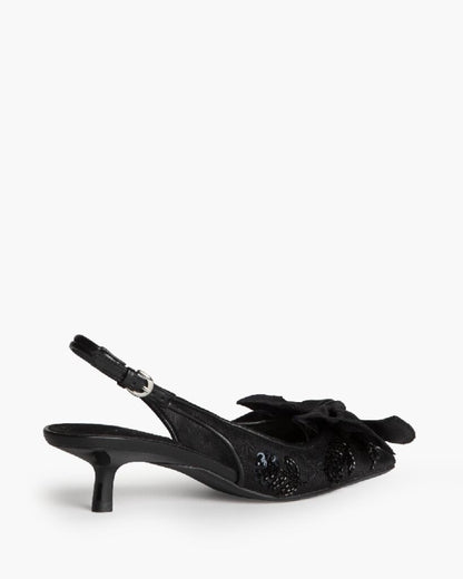 Sling-Back Mesh NEGRO