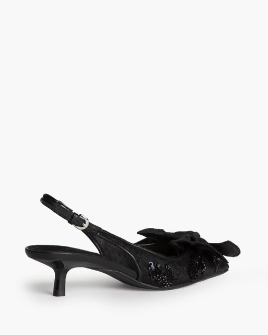 Sling-Back Mesh NEGRO