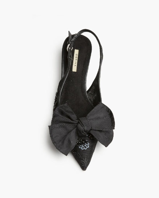 Sling-Back Mesh NEGRO