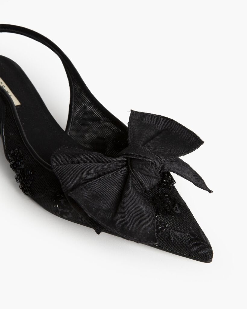 Sling-Back Mesh NEGRO