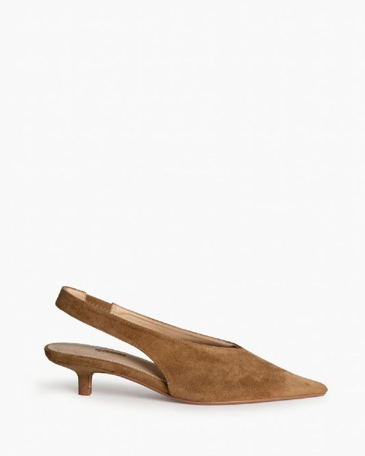 Sling-Back Suede CAMEL