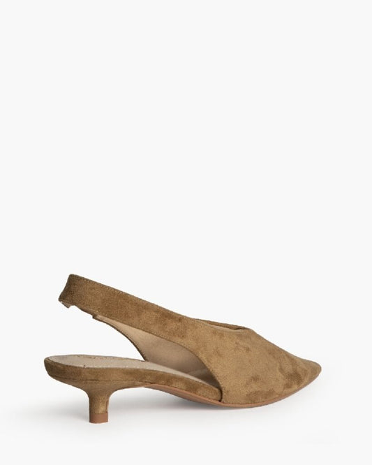 Sling-Back Suede CAMEL