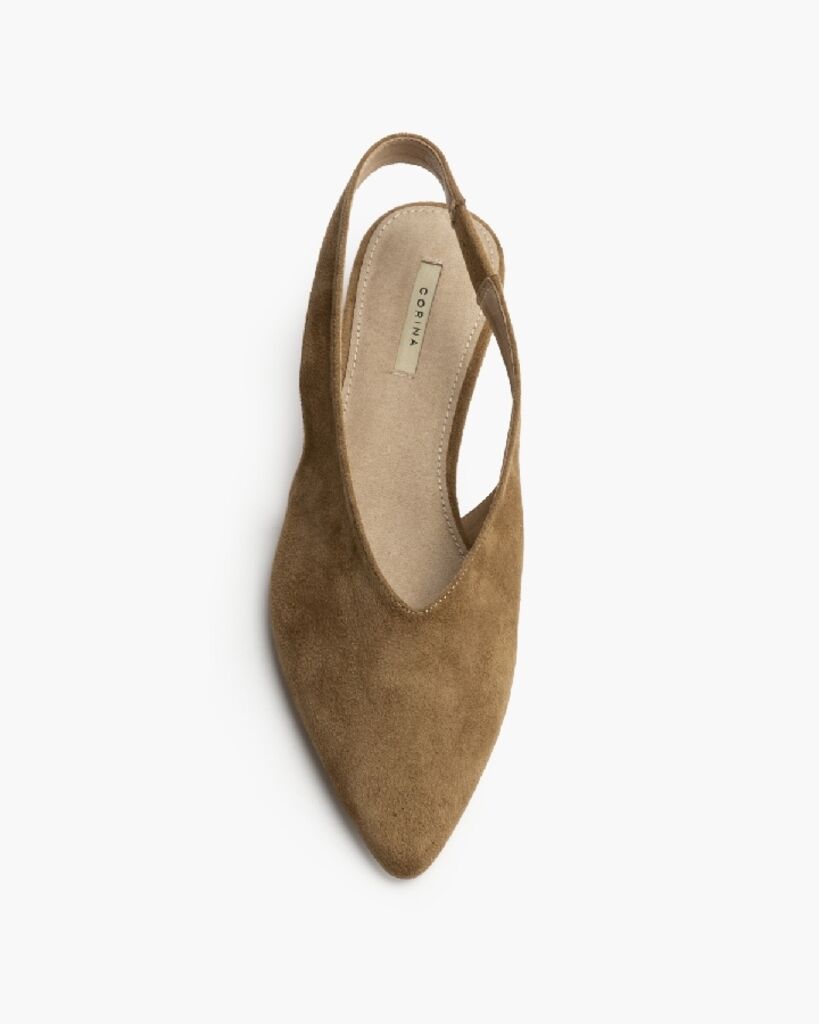 Sling-Back Suede CAMEL