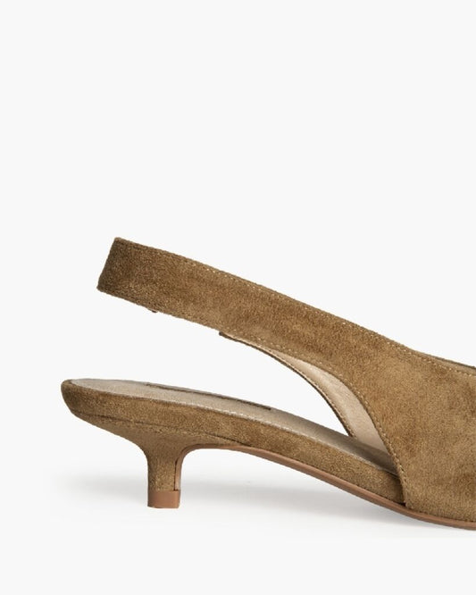 Sling-Back Suede CAMEL