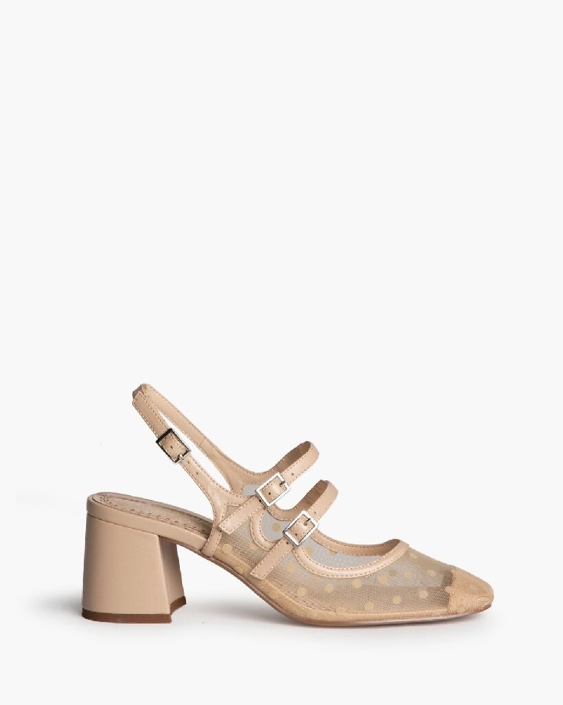 Sling-Back Mesh CAMEL