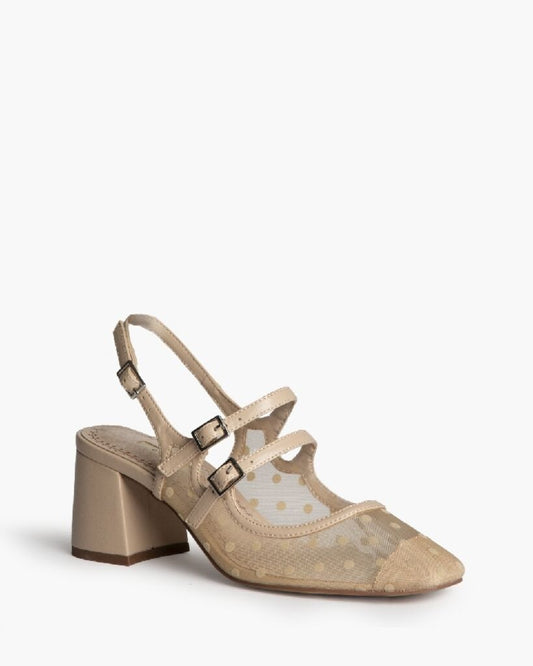 Sling-Back Mesh CAMEL