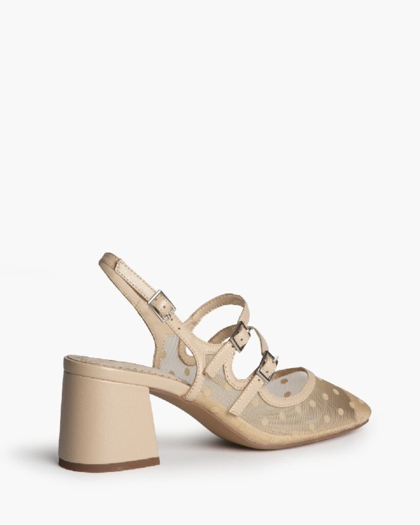 Sling-Back Mesh CAMEL