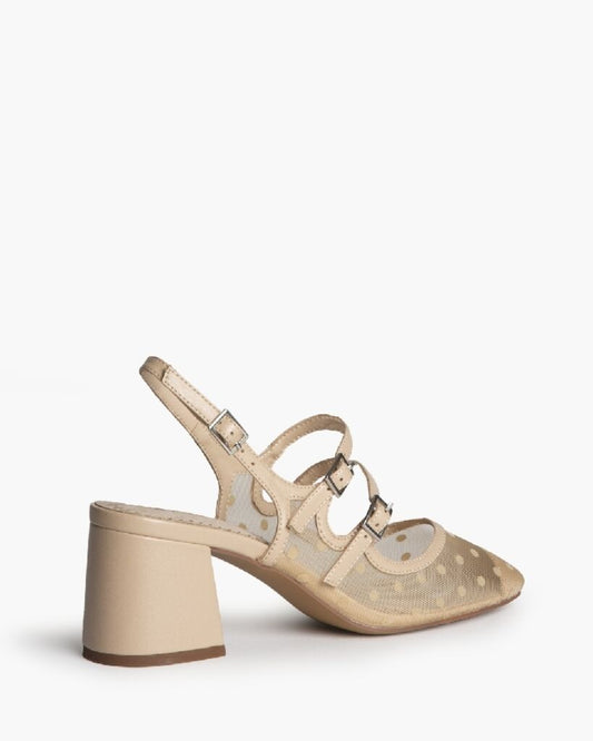 Sling-Back Mesh CAMEL