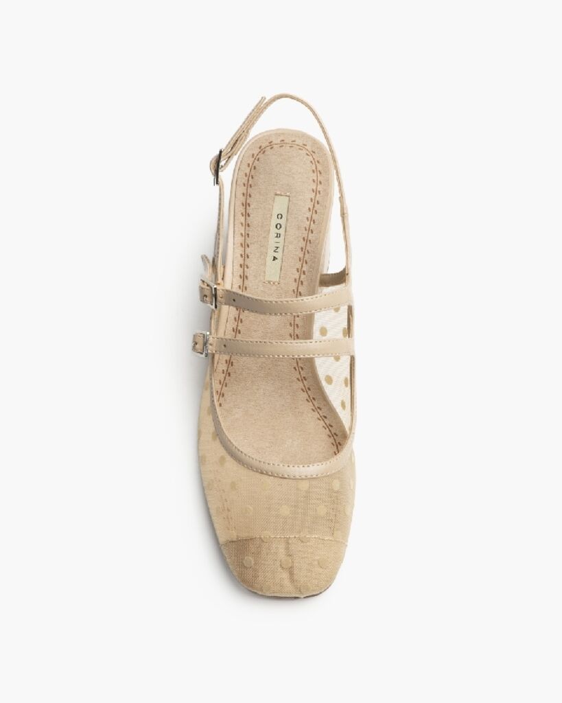 Sling-Back Mesh CAMEL
