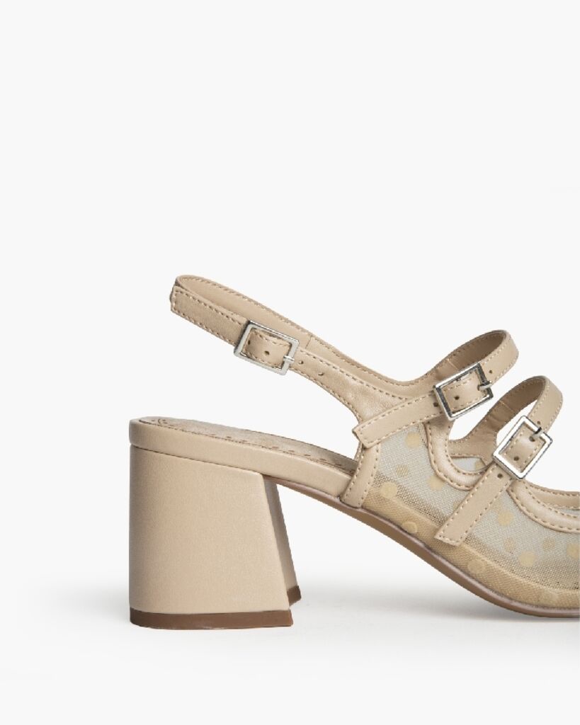 Sling-Back Mesh CAMEL