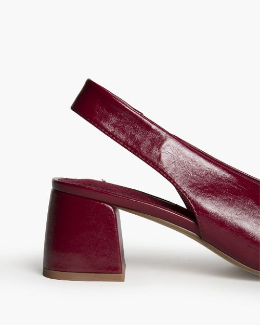 Sling-Back Nappa CEREZA