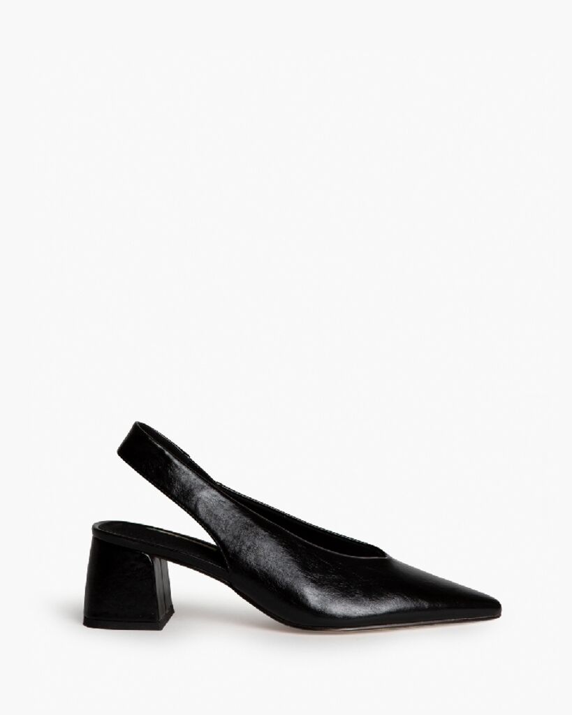 Sling-Back Nappa NEGRO