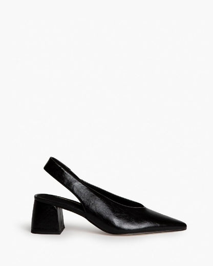 Sling-Back Nappa NEGRO