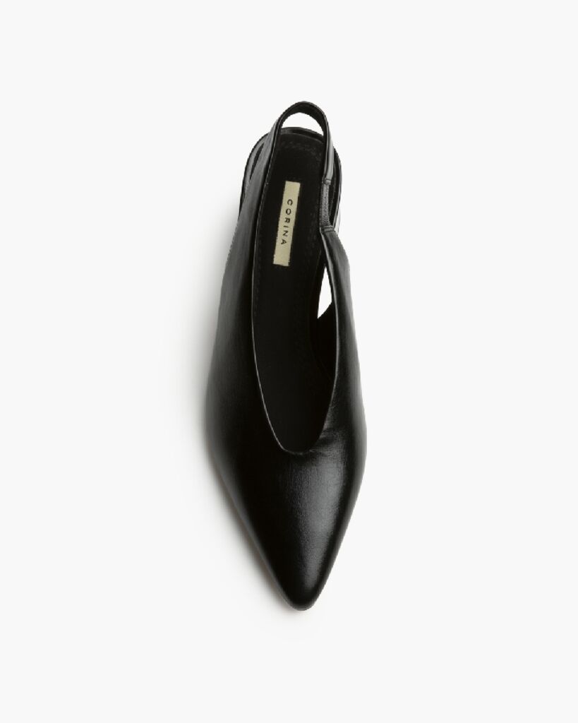Sling-Back Nappa NEGRO