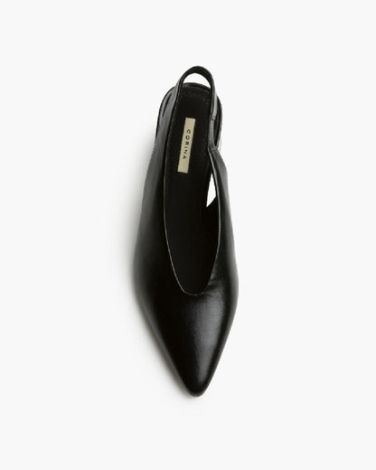 Sling-Back Nappa NEGRO