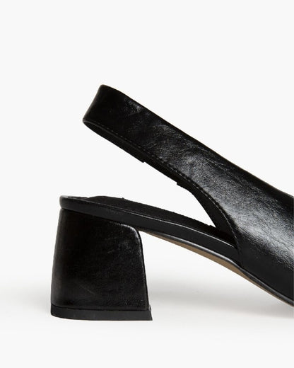 Sling-Back Nappa NEGRO