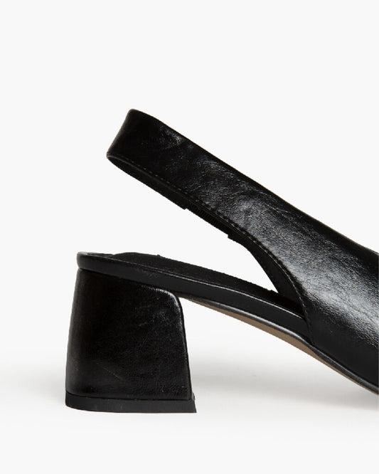 Sling-Back Nappa NEGRO