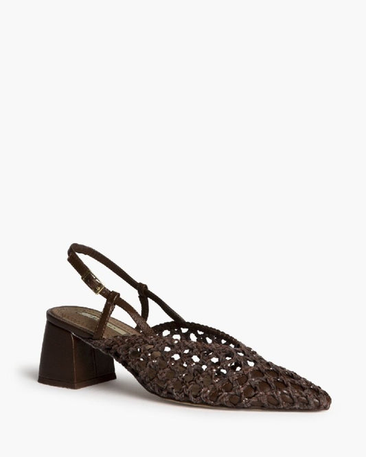 Sling-Back Braided Laminato CAFE