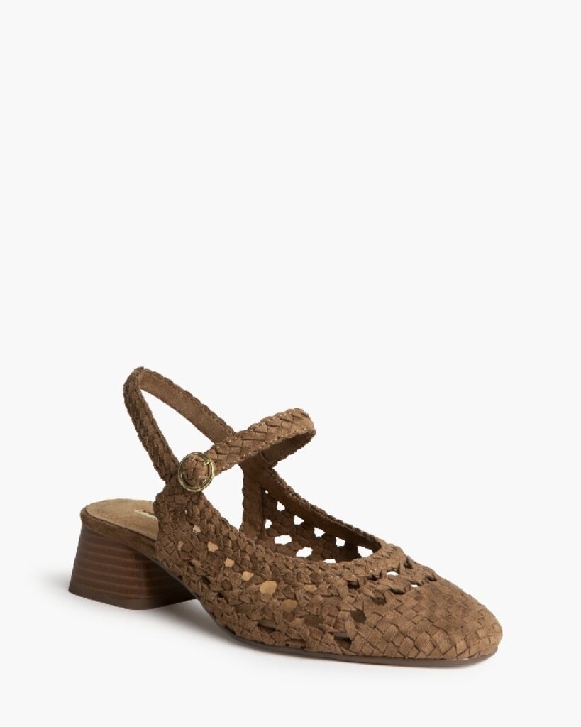 Sling-Back Suede CAMEL
