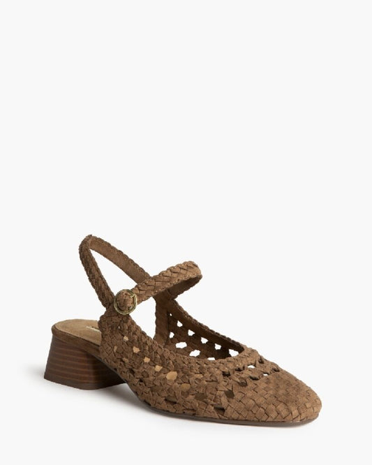 Sling-Back Suede CAMEL