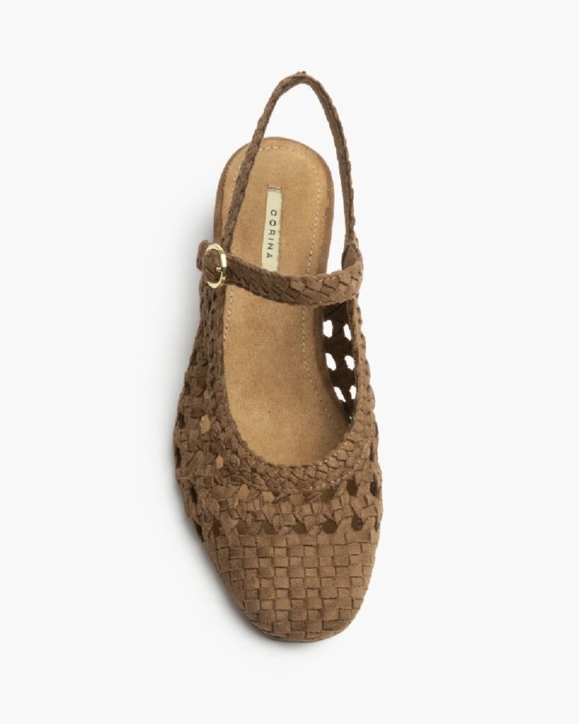 Sling-Back Suede CAMEL