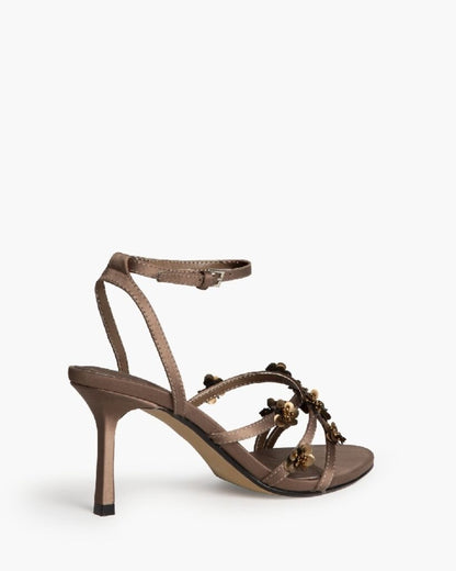 Sandal Satin MARRON