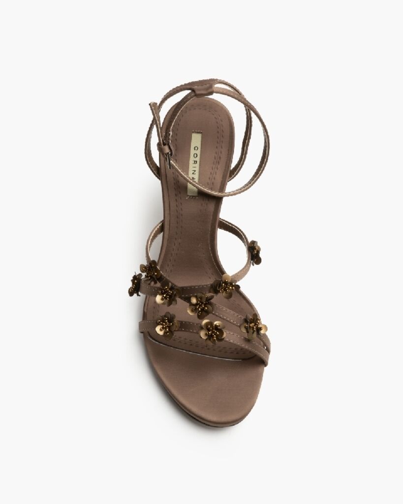 Sandal Satin MARRON