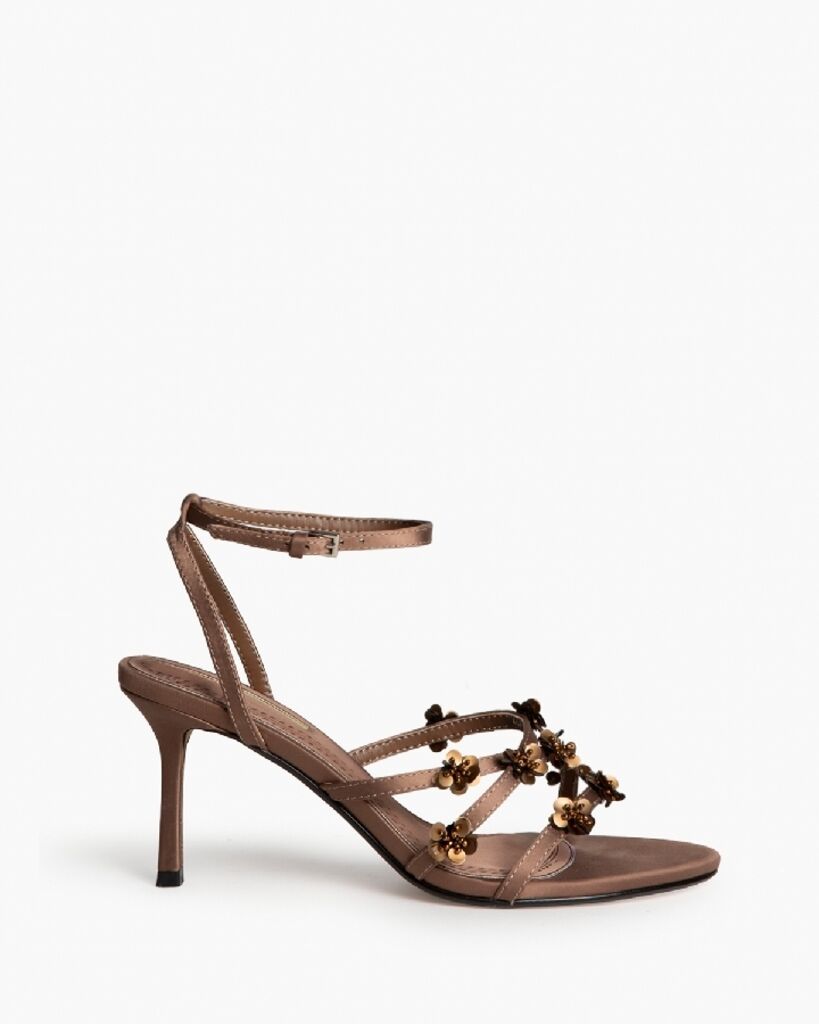 Sandal Satin MARRON