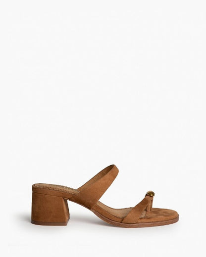 Sandal Suede CAMEL