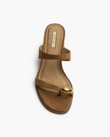 Sandal Suede CAMEL