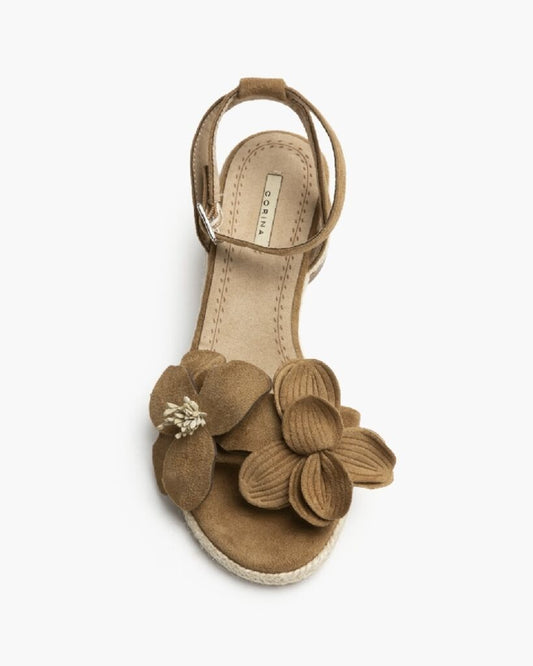 Sandal Suede CAMEL