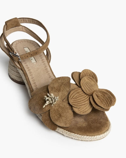 Sandal Suede CAMEL
