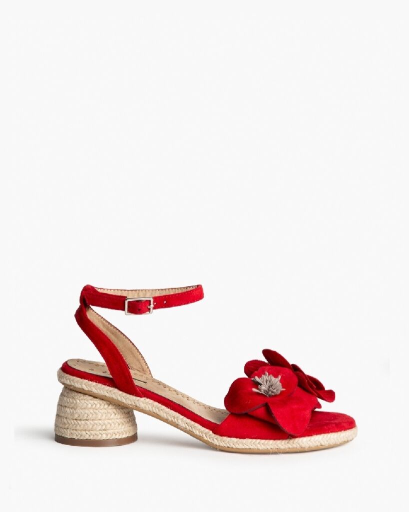 Sandal Suede ROJO