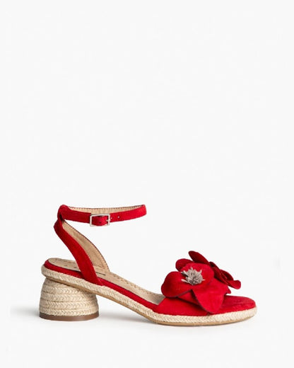 Sandal Suede ROJO