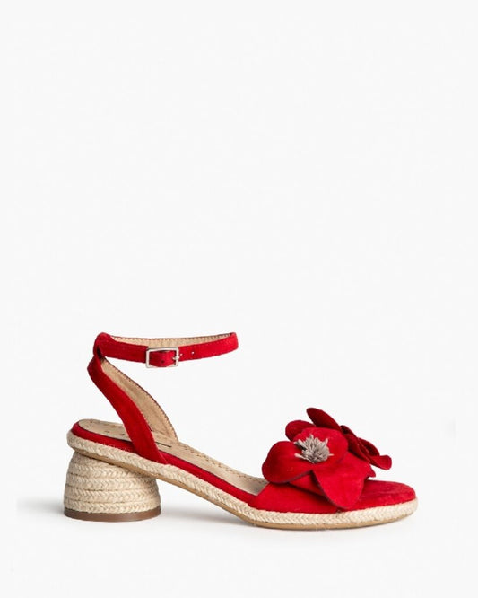 Sandal Suede ROJO