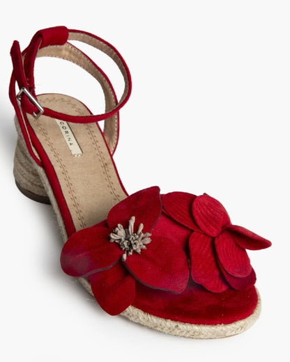Sandal Suede ROJO