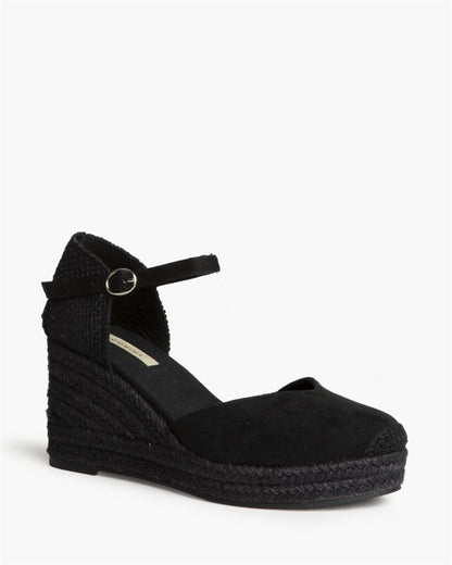 Espadrilles Suede NEGRO