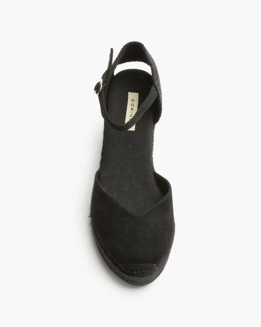 Espadrilles Suede NEGRO