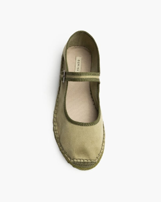 Espadrilles Suede VERDE