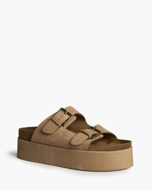 Slide Suede CAMEL