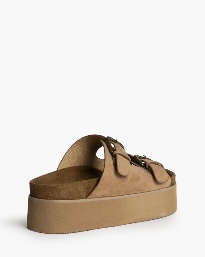 Slide Suede CAMEL