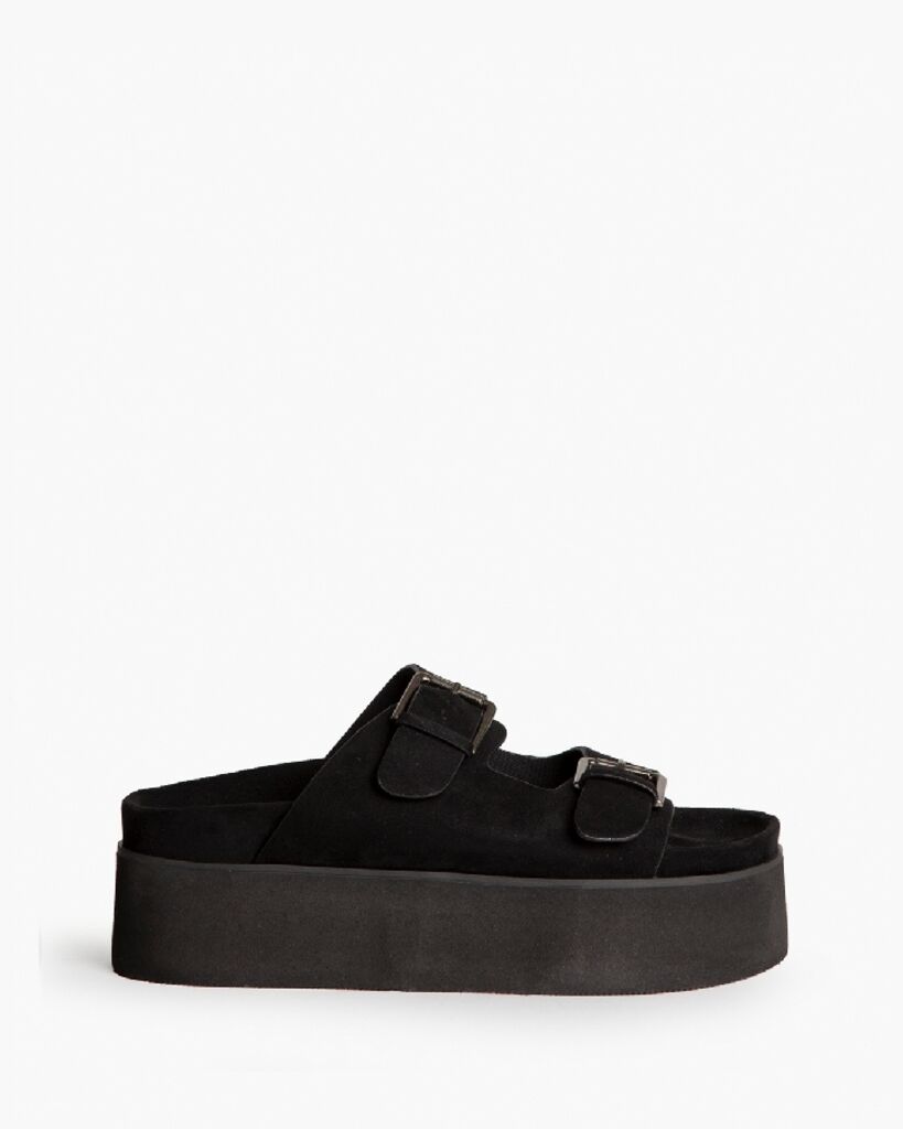 Slide Suede NEGRO