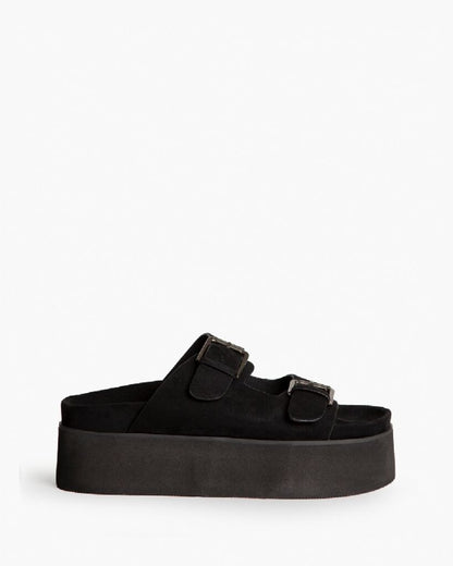Slide Suede NEGRO