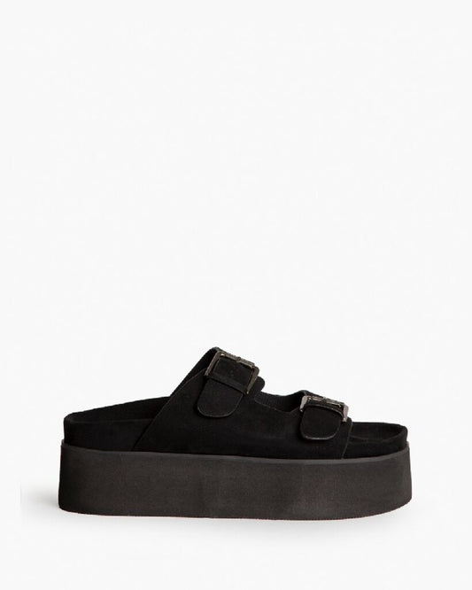 Slide Suede NEGRO