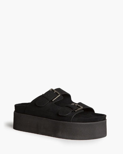 Slide Suede NEGRO