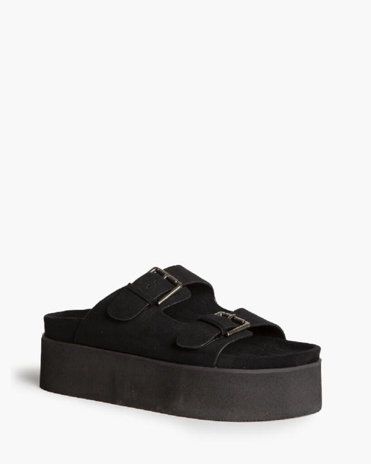 Slide Suede NEGRO