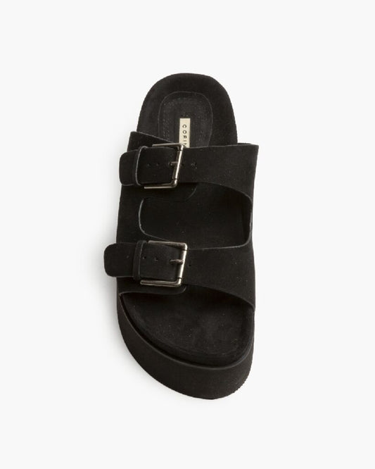 Slide Suede NEGRO