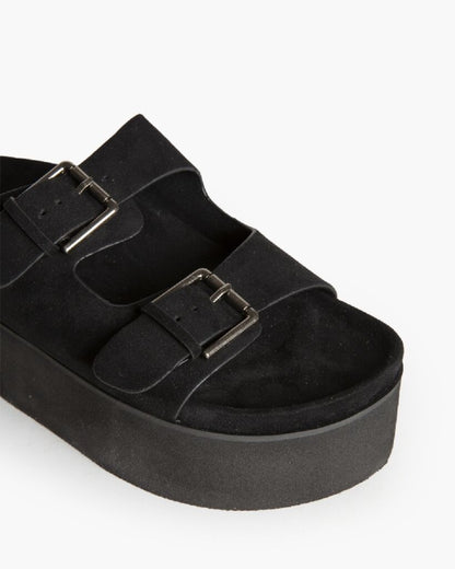 Slide Suede NEGRO