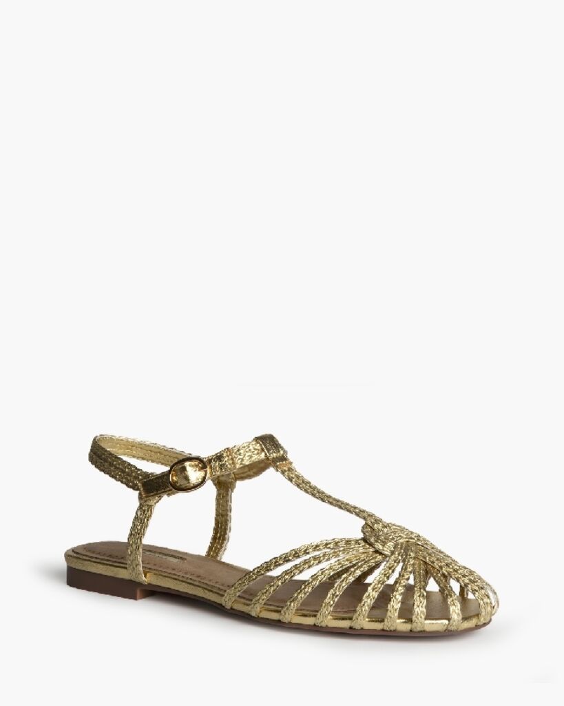 Flat Shoe Laminato ORO